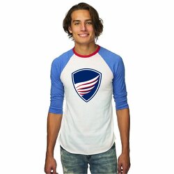 Unisex Shield Raglan Shirt